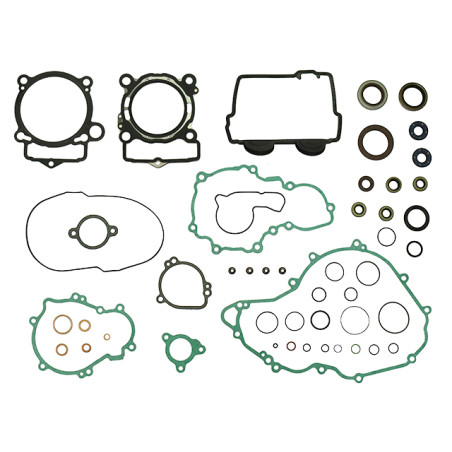 NAMURA gasket set KTM SXF 250 ('13-'15), EXCF 250`14-'16 (with valve cover gasket + oil seal set)