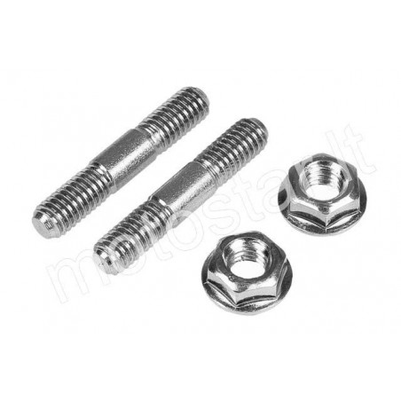 Muffler studs with nuts M6x33