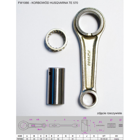 FLYWAY crank arm HUSQVARNA TE 570