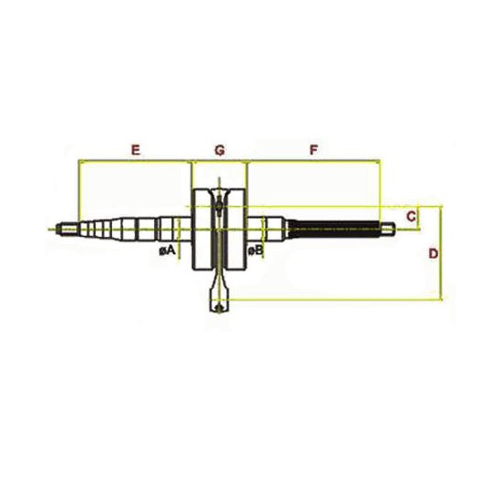 CRANKSHAFT YAMAHA NEOS 4T 2009/2012