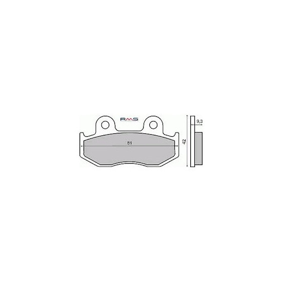 ORGANIC FRONT BRAKE PADS HONDA SH 125-150CC