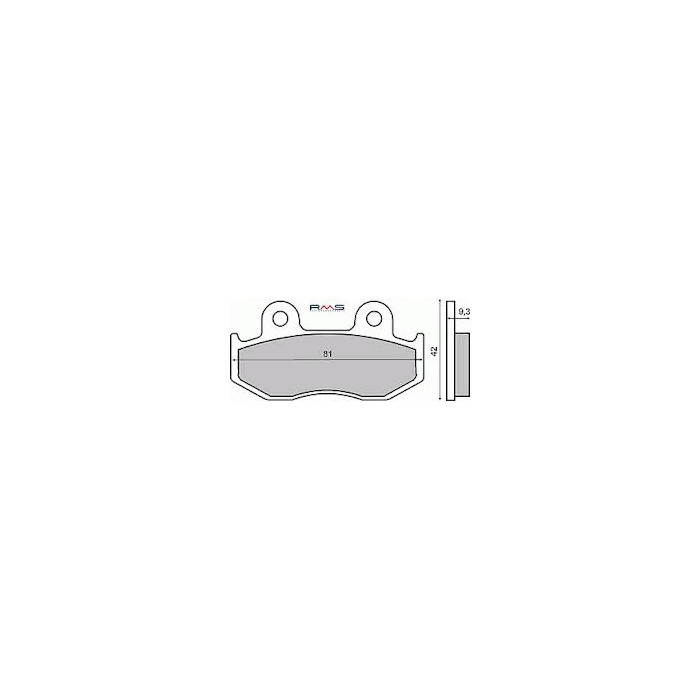 ORGANIC FRONT BRAKE PADS HONDA SH 125-150CC