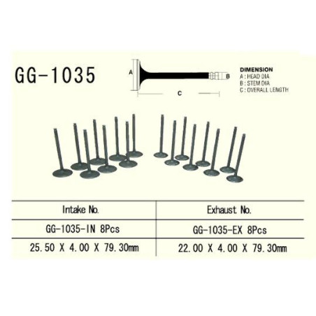 ENGINE VALVE VESRAH 600 CCM HONDA CB600F HOTNRT CBR600F3 CBR600SE CBR600SJR