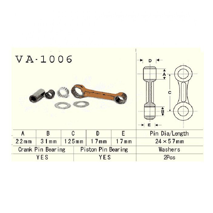 Connecting rod HONDA ATC250R 81-84