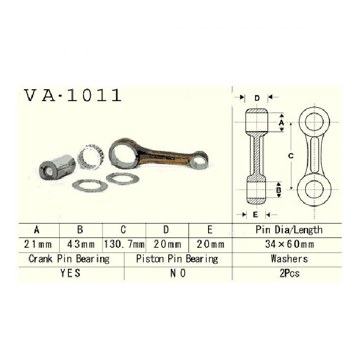 CONNECTING ROD HONDA ATC350X TRX350 FOURTRAX FOREMAN 4X4 85-89