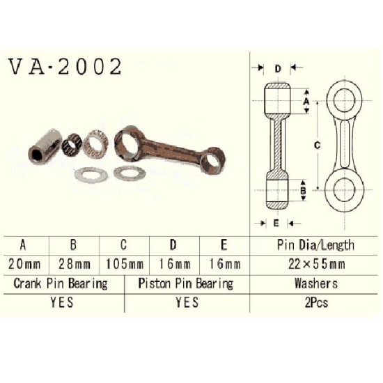 Crankshaft YAMAHA YT125