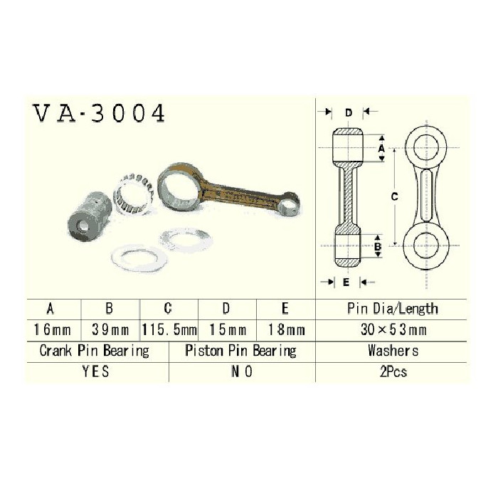 CONNECTING ROD SUZUKI LT230 QUADRUNNER QUADSPORT