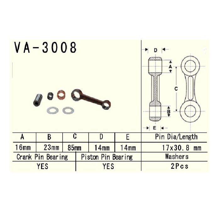 Connecting rod SUZUKI LT80 87-06