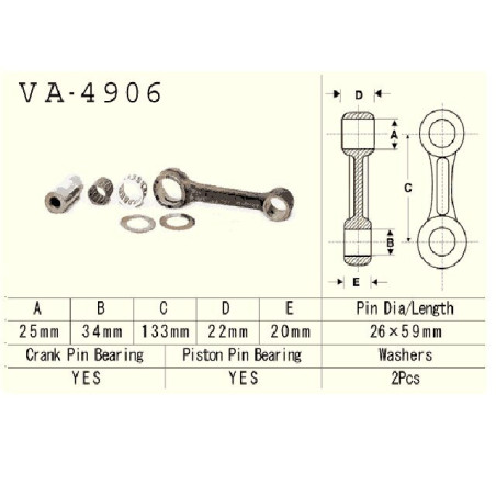 Connecting rod KAWASAKI JH750 JS750 92-95