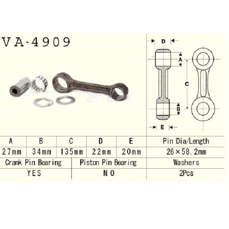 Connecting rod KAWASAKI JH1100 JT1100 96-98