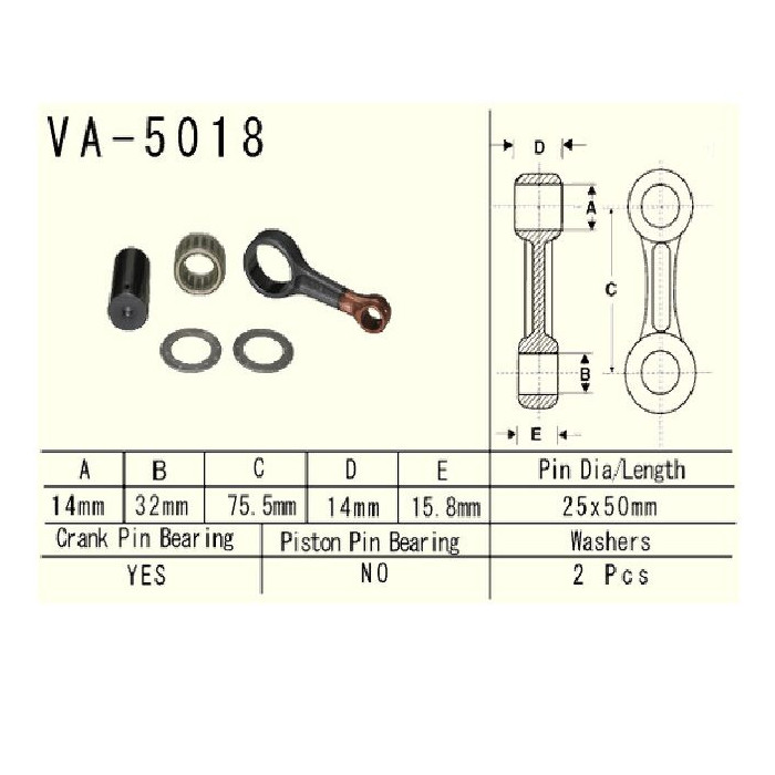 Connecting rod HONDA CRF150R 06-17R