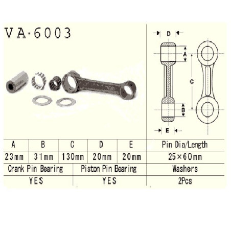 Švaistiklis YAMAHA YZ250 82-89R