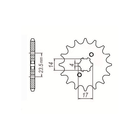 DRIVE SPROCKET SUNF124-13