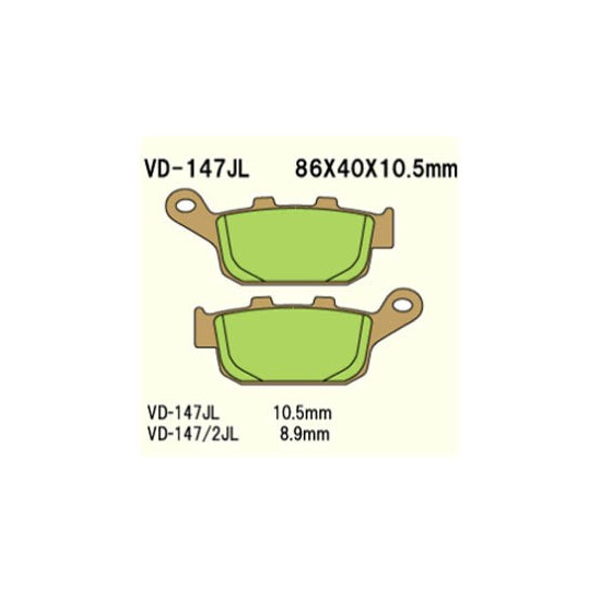 BRAKE PADS VD-147 / 2JL