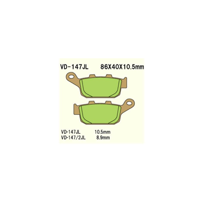 BRAKE PADS VD-147 / 2JL