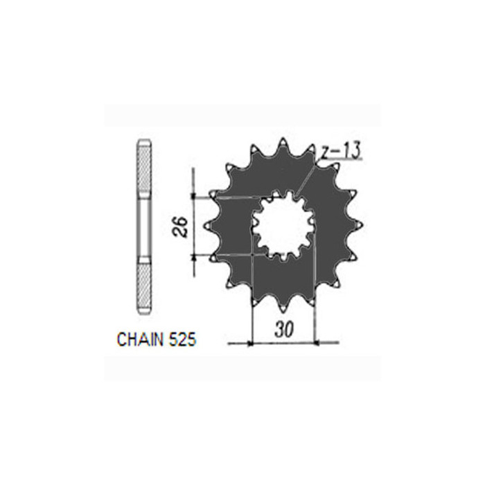 DRIVE SPROCKET SUNF425-18