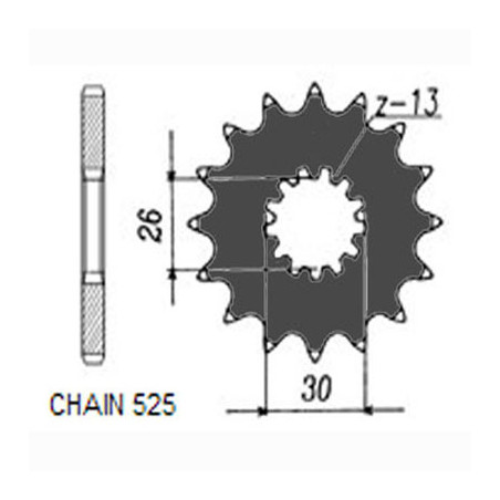 DRIVE SPROCKET SUNF425-18