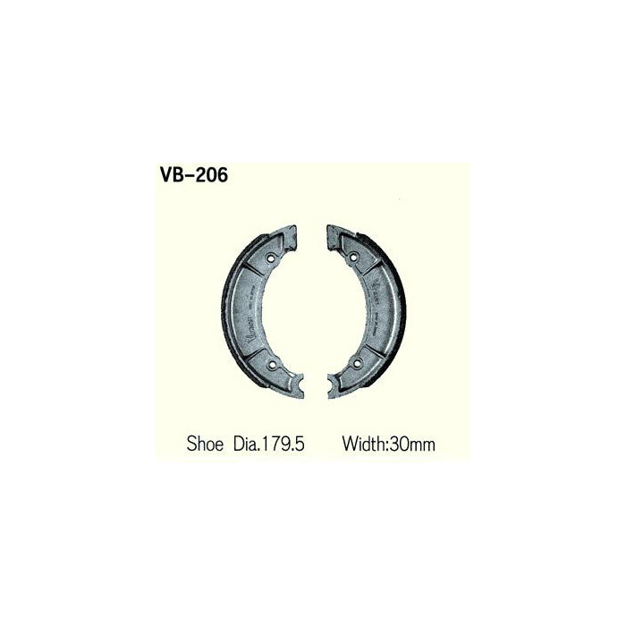 BRAKE PADS VESRAH VB-206