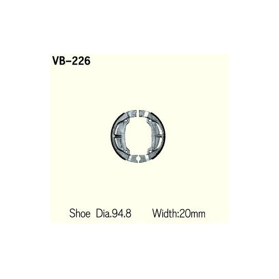 BRAKE PADS VESRAH VB-226