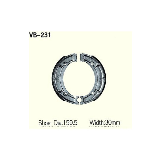 BRAKE PADS VESRAH VB-231