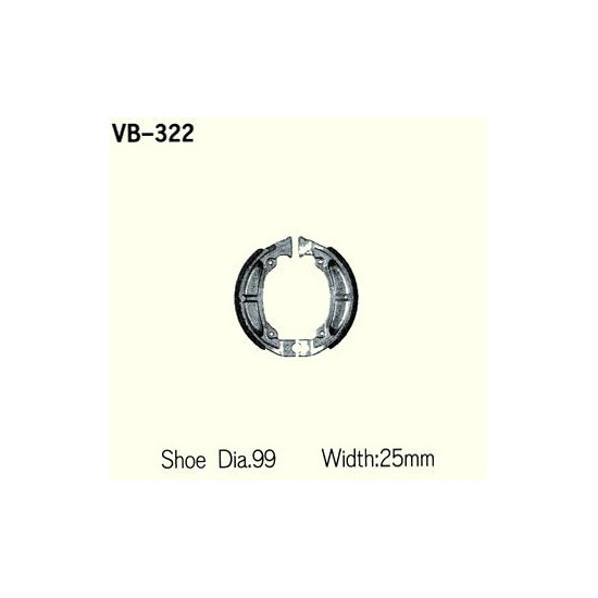 BRAKE PADS VESRAH VB-322
