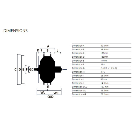 GALINIS VARIKLIS BAFANG H610 RM G070.350.D 36V / 350W