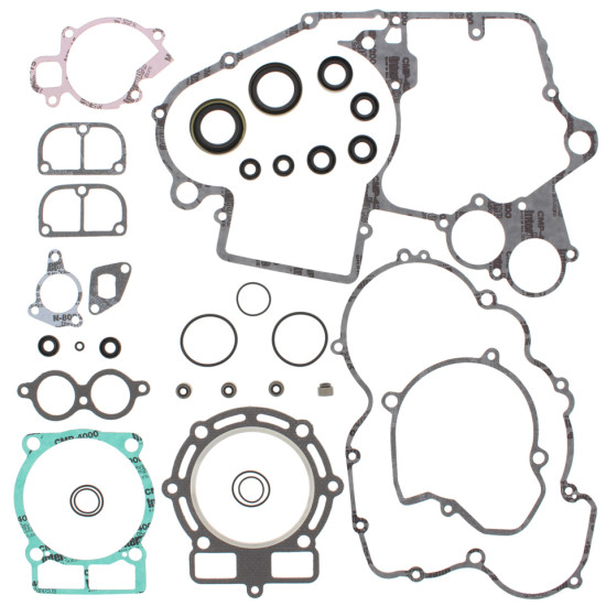 WINDEROSA (VERTEX) gasket set KTM EXC 520 00-02, EXC 525 03-07, SX 450 03-06, SX 520 00-02, SX 525 03-06 (with engine mount)