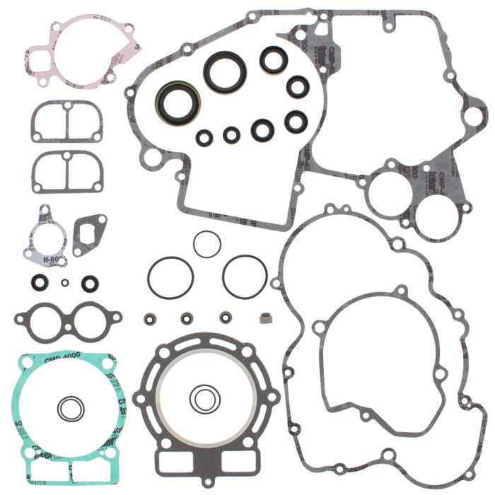 WINDEROSA (VERTEX) gasket set KTM EXC 520 00-02, EXC 525 03-07, SX 450 03-06, SX 520 00-02, SX 525 03-06 (with engine mount)