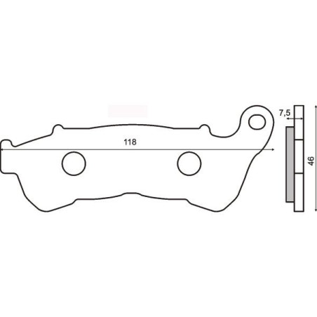 SINTERED FRONT BRAKE PADS HONDA SH 150I 2009