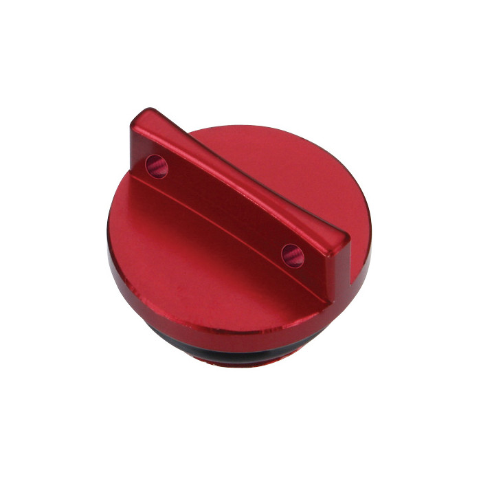 ACCEL oil filler cap HONDA CR 125/250 '87-'04, CRF 450 '02-'04 color red (thread M20X2.5)