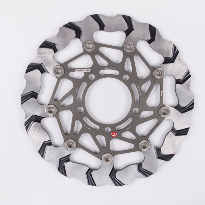 BRAKE DISC BRAKING BATFLY FLOATING AL-HUB O300 BY770L