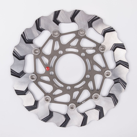 BRAKE DISC BRAKING BATFLY FLOATING AL-HUB O310 BY790R