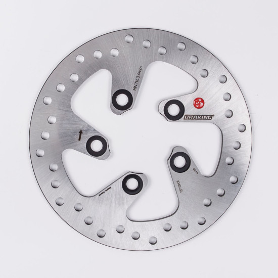 BRAKE DISC, ROUND, REAR, KM04RI