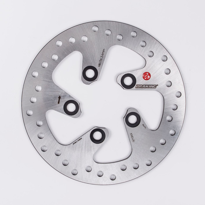 BRAKE DISC, ROUND, REAR, KM04RI