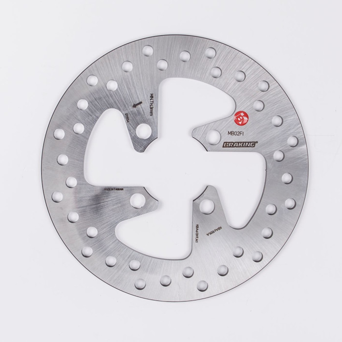 BRAKE DISC, ROUND, FIXED FRONT MB02FI