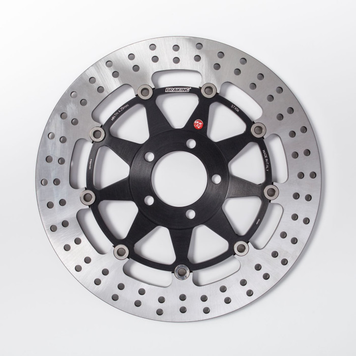 BRAKE DISC, ROUND, FLOATING AL-HUB STX STX06