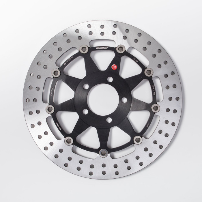 BRAKE DISC, ROUND, FLOATING AL-HUB STX STX08