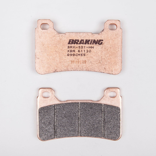 BRAKE PADS BRAKING 899CM55 SINTERED (VD-170 FA390 MCB755)