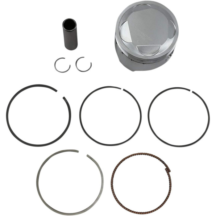 WISECO piston HONDA XL 250R '84-87, XR 250R '84-85 10.5:1 head RADIAL (4V) (cylinder diameter 75.50mm) (rings 2973XG) (87