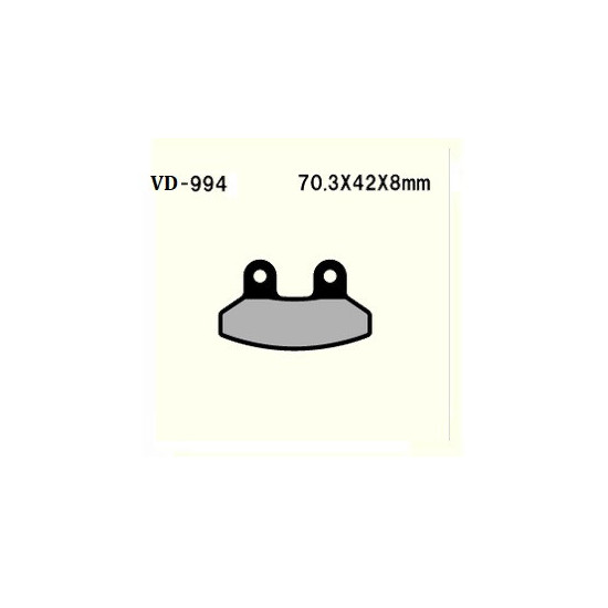 BRAKE PADS VESRAH VD-994