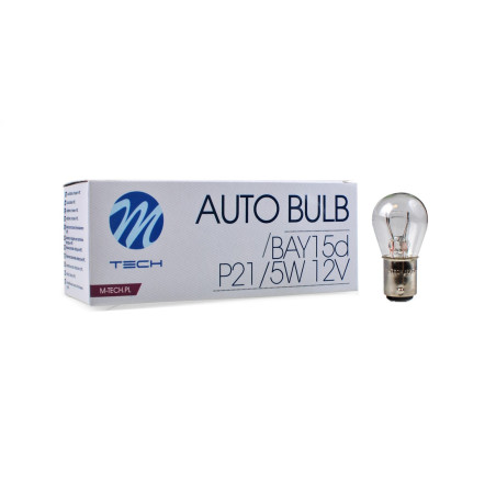 M-TECH P21 / 5W 1157 12V 21 / 5W BAY15D lemputė