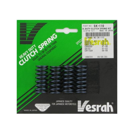 VESRAH sankabos spyruoklės YAMAHA YZF 426 '01-'02, WR 450F '05-'19, YZF 450 '07-'13, YFM 700 RAPTOR '06-'18 (MADE IN JAPAN)