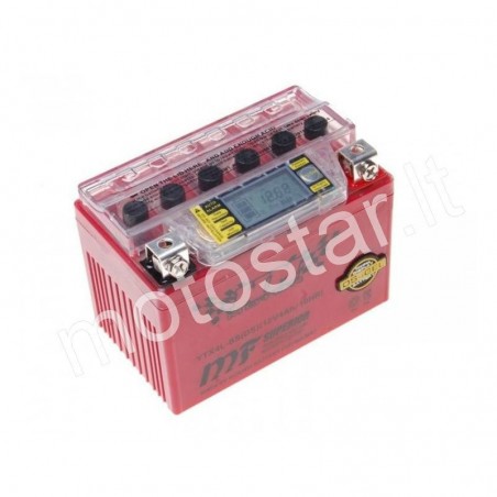 YTX4L-BS gel battery 12V 4Ah with LCD display