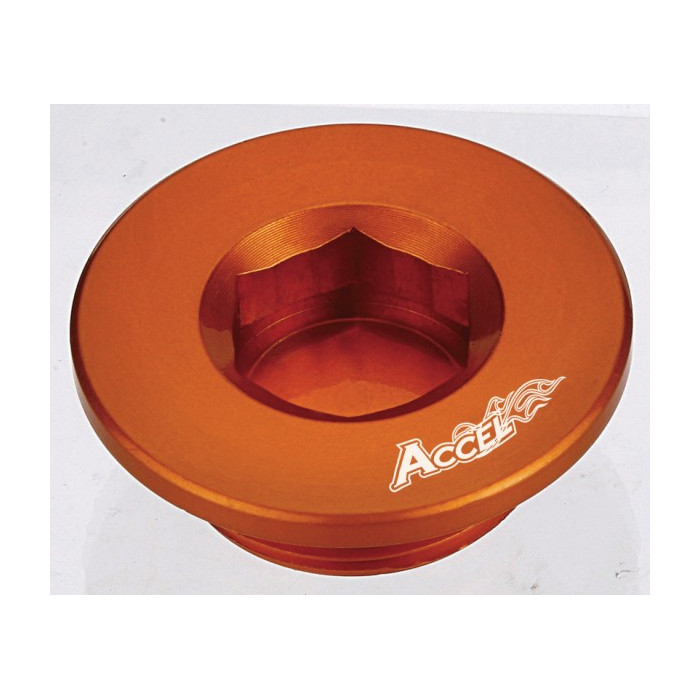 ACCEL IGNITION COVER INSPECTION PLUG KTM SXF250/350/450/505 '07-'13 spalva oranžinė