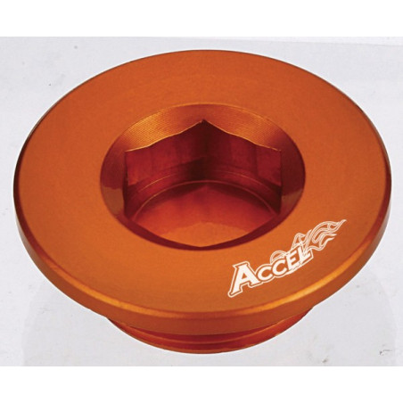 ACCEL IGNITION COVER INSPECTION PLUG KTM SXF250/350/450/505 '07-'13 spalva oranžinė