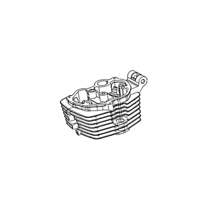 CYLINDER HEAD 125CCM 4T A/C KLIGHT 125 E4 SUPERLIGHT125 E4 KEEWAY