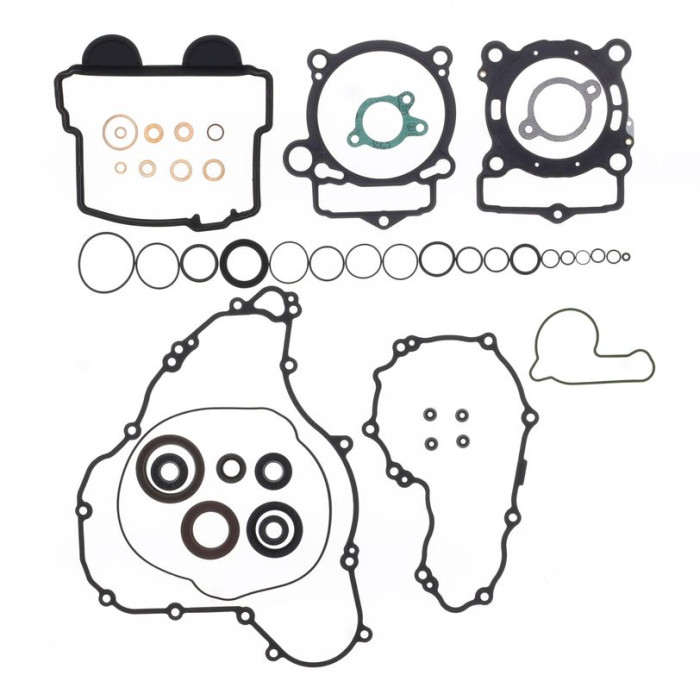 ATHENA gasket set KTM EXCF 250 '17-'18, HUSQVARNA FE 250 '17-'18 (with engine oil seals)