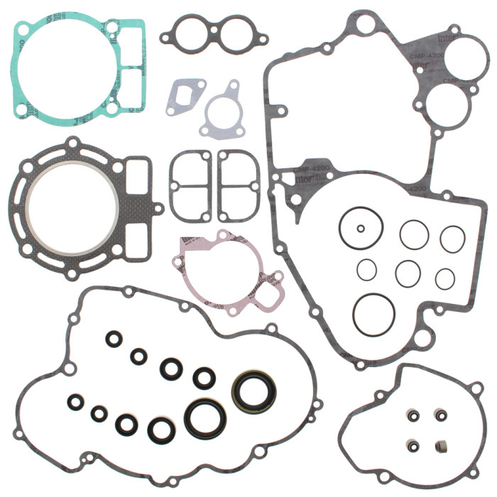 WINDEROSA (VERTEX) gasket set KTM EXC 400 00-02, EXC 450 03-07, EXC-G 400 04-06, SMS 450 04, SX 400 98-02 (with engine)