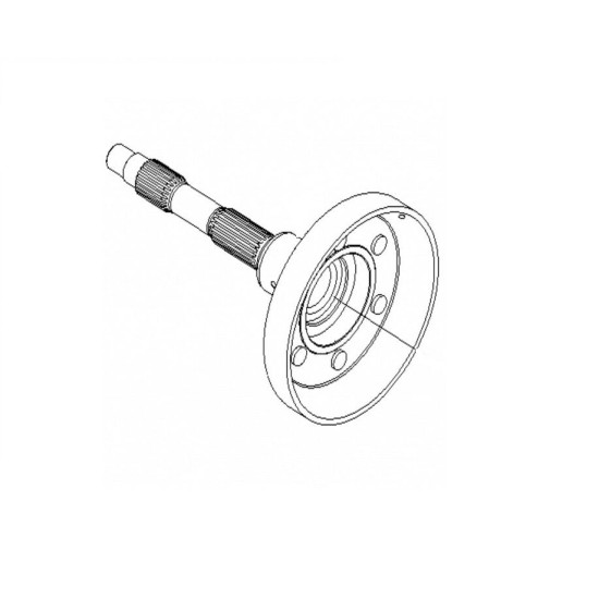 Clutch bell POWER FORCE CF MOTO 500 long shaft SOT00005
