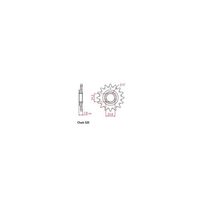 DRIVE SPROCKET SUNF3G4-13